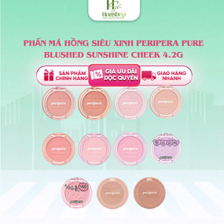 Phấn Má Hồng Siêu Xinh Peripera Pure Blushed Sunshine Cheek 4.2g