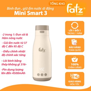 Bình đun và hâm nước pha sữa di động Mini Smart 3 - Ftazt Baby  FB3621FD ( Giữ ấm nước, Giữ ấm sữa, Bình đựng nước )