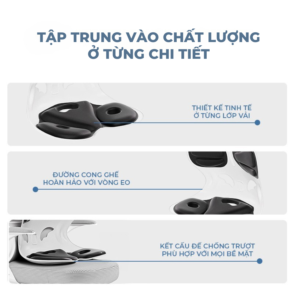 Ghế Công Thái Học Điều Chỉnh Dáng Ngồi  Chống Gù Giảm Đau Mỏi Lưng Dùng Cho Nam Nữ, Trẻ Em | BigBuy360 - bigbuy360.vn