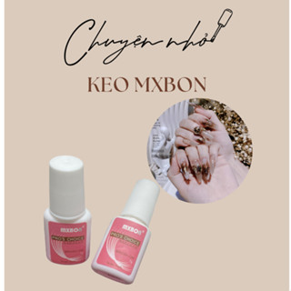 Combo 5 Lọ Keo Mxbon Chuyên Dán Móng Giả Dành Cho Thợ Nail