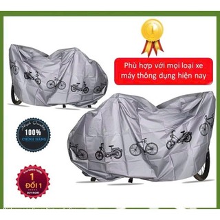 Bạt phủ xe máy,xe đạp cao cấp, Bạt trùm xe máy có thể gập gọn