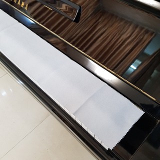 Khăn phủ phím đàn Piano màu xám