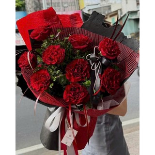 CUỘN LƯỚI Ô VUÔNG gói hoa gói quà