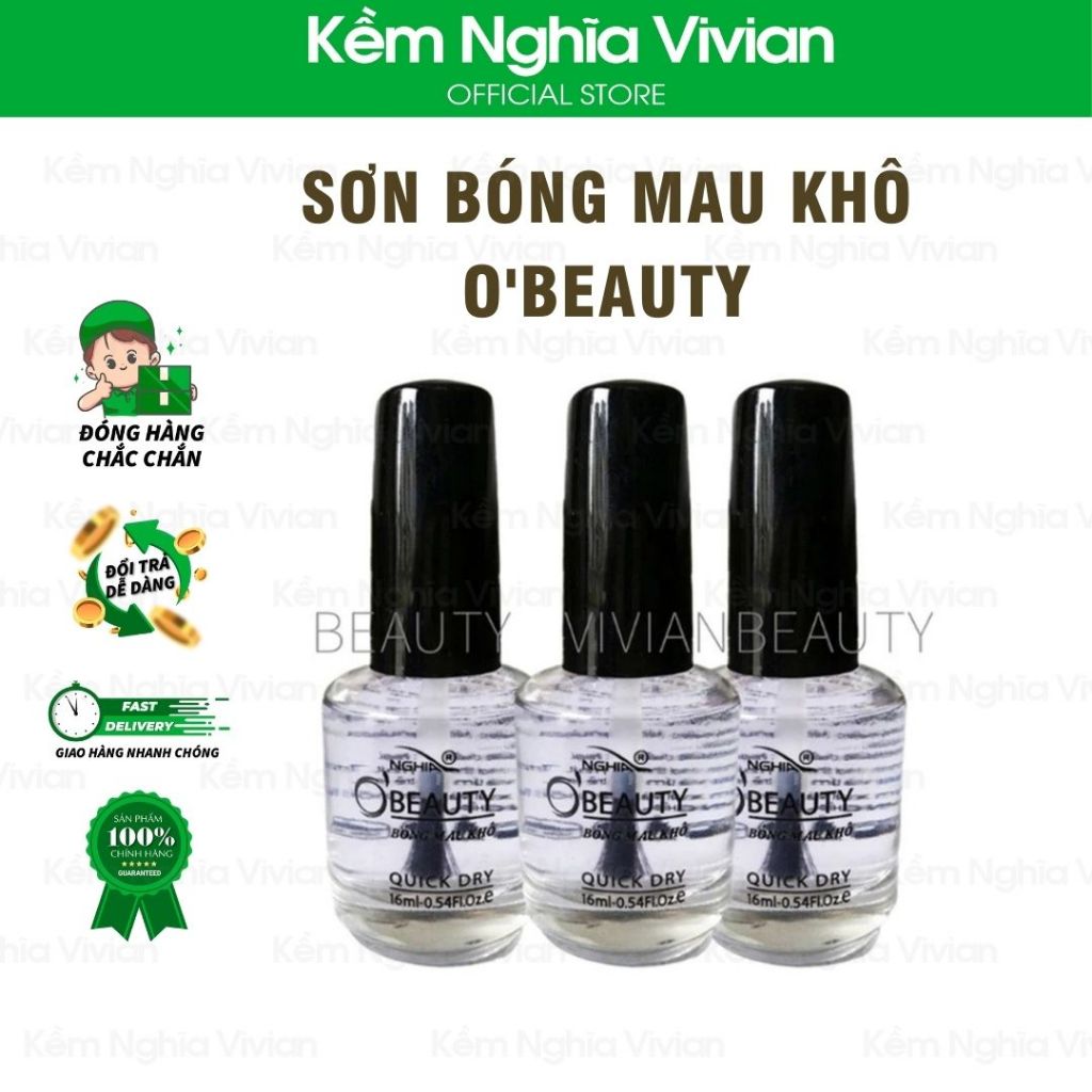 SƠN BÓNG MAU KHÔ O'BEAUTY (SO0465)