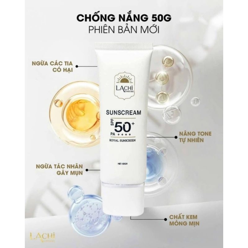Kem Chống Nắng Cheese 50ml ( NT Cosmetics Sunscreen Cream) mẫu mới