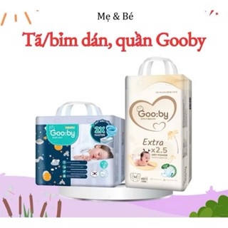 Bỉm Gooby CAO CẤP quần/dán NB90, S62, M60, L52, XL46, XXL44, XXX   mẫu củ