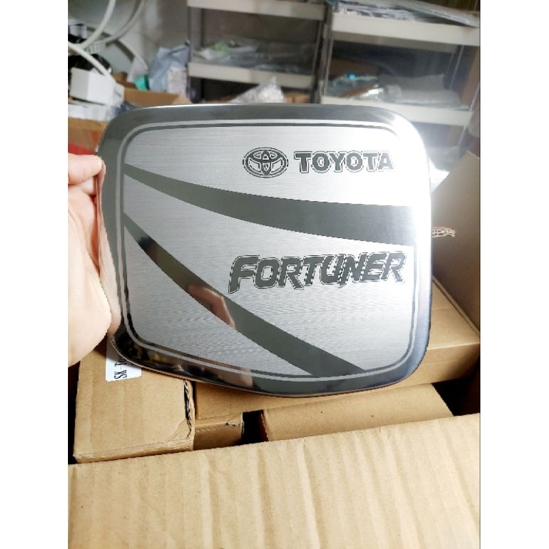 🔥FORTUNER🔥Ốp nắp bình xăng dầu xe Fortuner 2006-2016 chất liệu Inox xịn#fortuner #opnapxangfortuner 
