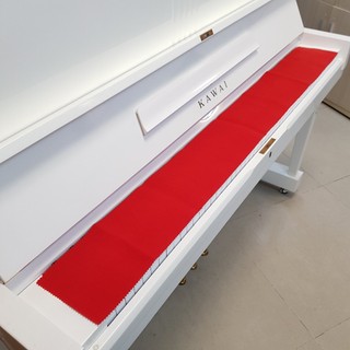 Khăn phủ phím đàn Piano đỏ đô mẫu trơn