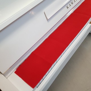 Khăn phủ phím đàn Piano đỏ đô mẫu trơn
