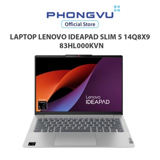  Laptop Lenovo IdeaPad Slim 5 14Q8X9 - 83HL000KVN  Snapdragon X1P42100  - Bảo hành 24 tháng 