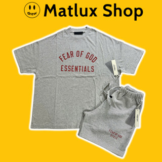   BEST QUALITY  Áo và quần Fear Of God Essentials Classic Dark Heather cao cấp Set đồ FOG Essentials 