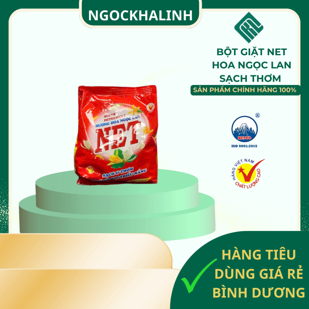 Bột giặt Net Hương Ngọc lan SẠCH THƠM 300g