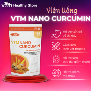  Viên uống tinh bột nghệ VTM NANO CURCUMIN gói 60 viên 
