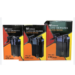  Lọc treo SunSun HBL 803 802 801 - gọn gàng - dễ lắp ráp - vệ sinh - Có khóa xoay tăng giảm dòng chảy 