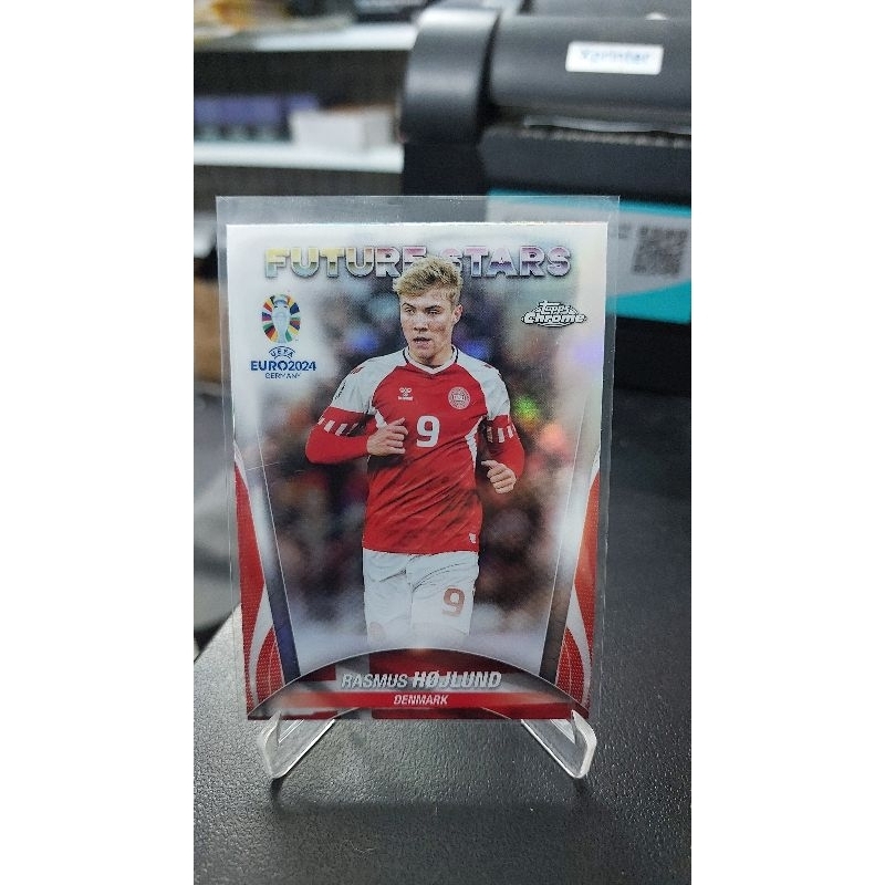 Thẻ Bóng Đá #H824 Hojlund Denmark Topps Euro 2024