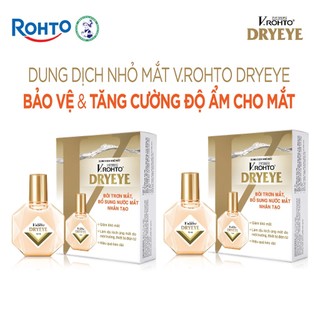   VB  Combo 2 Nước nhỏ mắt cấp ẩm & bổ sung nước mắt nhân tạo V.Rohto DryEye 13ml 