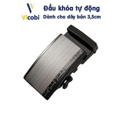 Đầu khóa thắt lưng nam Vicobi E3, mặt dây lưng tự động bản 3,5cm