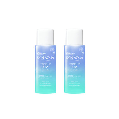 [VB] Combo 2 Sữa chống nắng nâng tông cho da vàng, có sắc đỏ Sunplay Skin Aqua Tone Up UV Milk Blue SPF 50+ PA++++ 50g