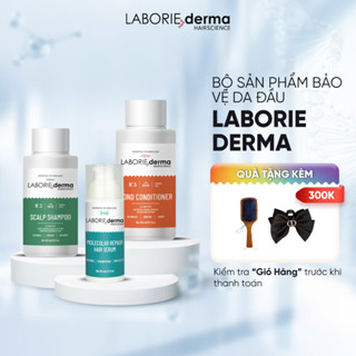  COMBO BẢO VỆ DA DẦU GIẢM GÀU LABORIE DERMA Scalp Shampoo + Bond Conditioner + Repair Hair Serum 