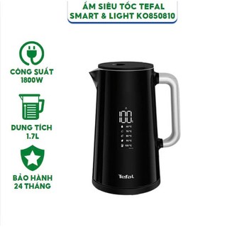  Bình đun - ấm siêu tốc Tefal Smart & Light KO850810 - 1.7L - Công suất 1800W - Bảo hành 24 tháng 