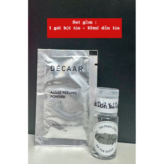  Vi Kim Tảo Biển Décaar Algae Peeling Power - Decaar Dành Cho Da Nhiễm Độc  Mụn Thâm  Lão Hoá Set 1 Gói + 10ml Dẫn Tảo 