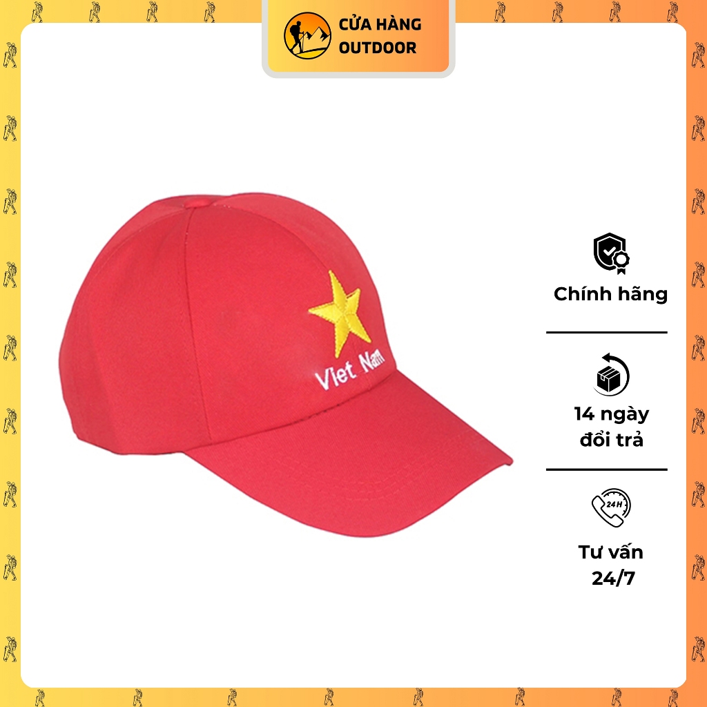 Mũ lưỡi trai cờ đỏ sao vàng