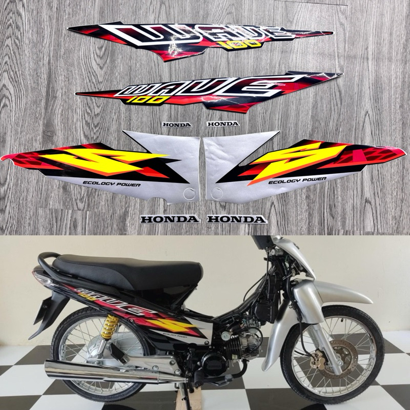 Tem wave thái 2004 xe bạc
