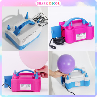  Máy Bơm Bóng Bay Bằng Điện Hai Vòi Shark Decor Bơm Bong Bóng Siêu Nhanh Trang Trí Sinh Nhật Phòng Cưới 