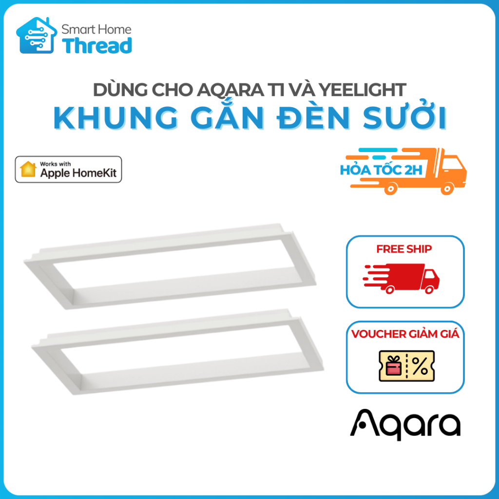 Khung Đèn Sưởi Aqara, Yeelight, Sử Dụng Cho Đèn Sưởi Nhà Tắm Thông Minh, Kích Thước 30 X 60 Cm