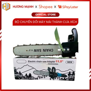 Bộ chuyển đổi lưỡi cưa xích cho máy mài cầm tay - Hệ thống tra dầu tự động kèm lưỡi cưa xích