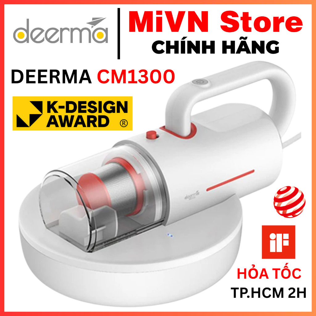 Máy Hút Bụi Cầm Tay UV Deerma CM1300 - Diệt Khuẩn GIƯỜNG NỆM SOFA...