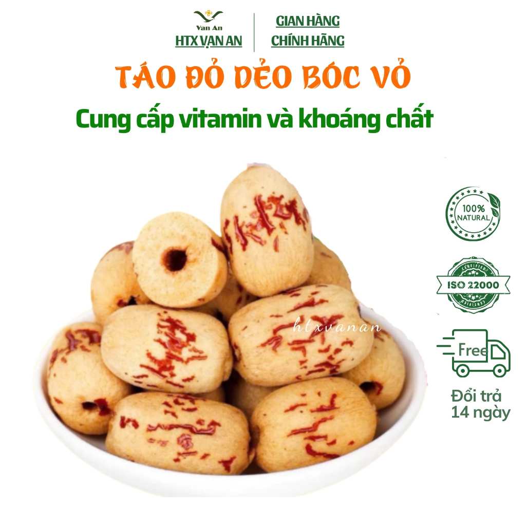 Táo Đỏ Dẻo Bóc Vỏ Không Hạt Tân Cương Thơm Ngon Túi 500G