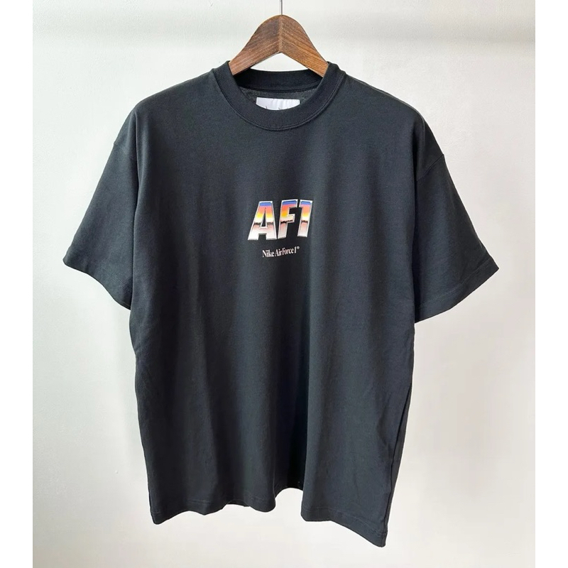 Chính Hãng Áo thun NikeLab Air Force 1 Still Number One Đen shop Binh Authentic VN