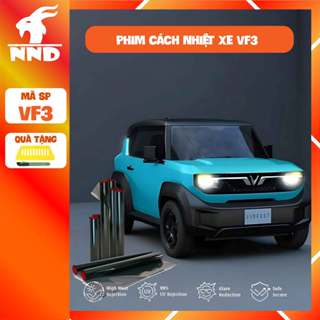 Phim cách nhiệt Xe Ô Tô Vinfast VF3 - Đã Cắt Sẵn Theo Kích Thước Đủ Dán Full Xe