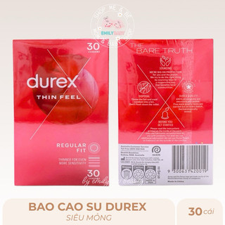 Bao cao su Durex Úc 30 cái