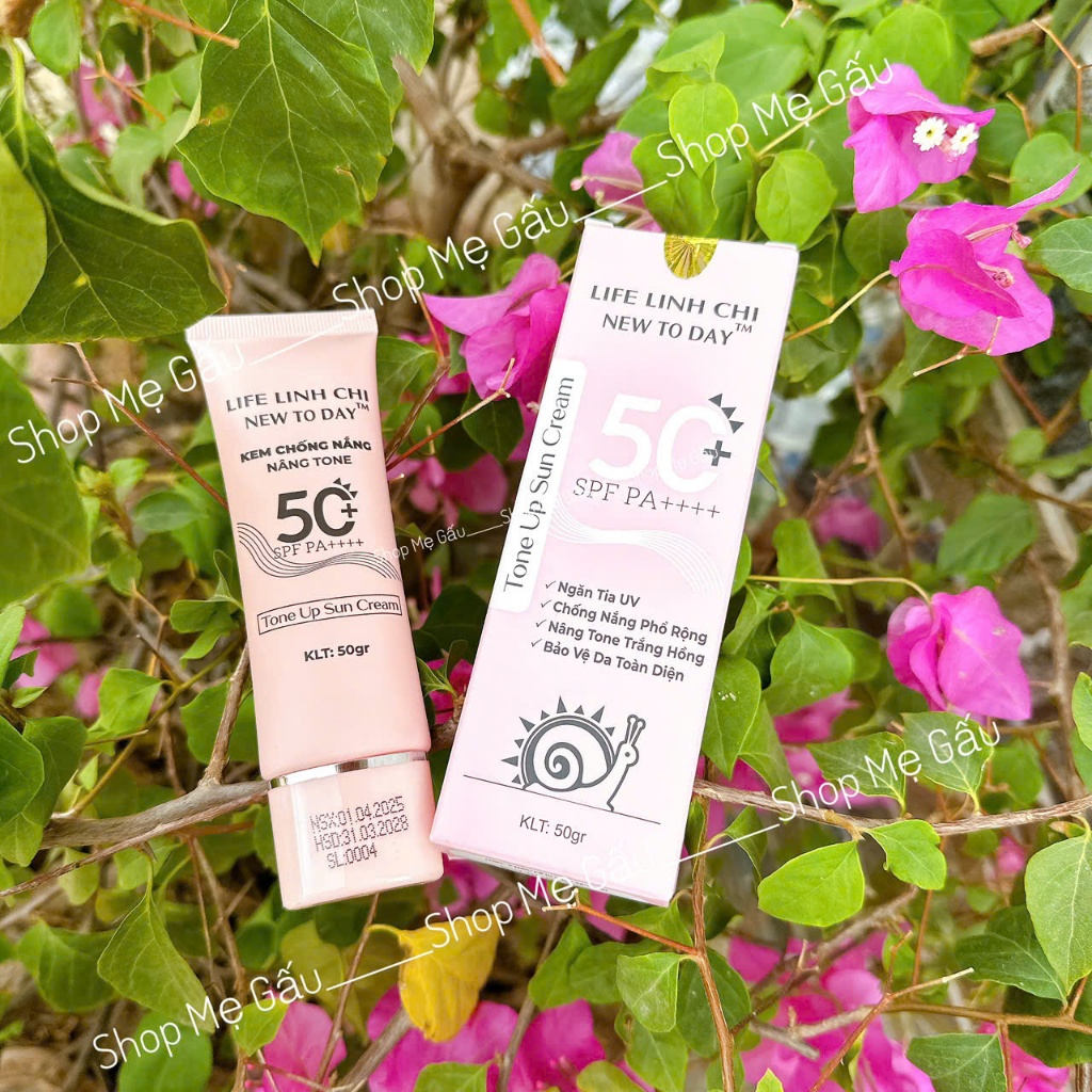Kem chống nắng nâng tông Life Linh Chi Newtoday Spf 50+