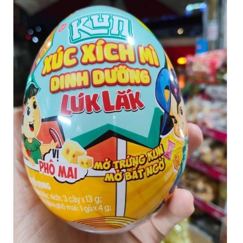[ĐỦ VỊ MỚI] Trứng Kun Lúk Lắk Xúc Xích Mì dinh dưỡng.