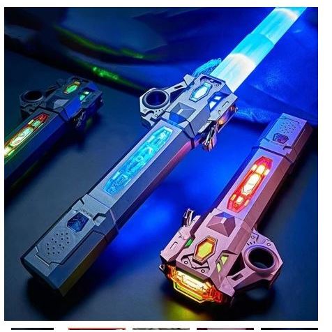 [Hỏa tốc] Kiếm laser phát sáng kiếm katana 54cm bằng nhựa kiếm lazer ánh sáng có đèn lightsaber Đồ c