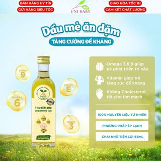  Dầu ăn dặm cho bé Dầu mè Thuyền Xưa nguyên chất làm gia vị ăn dặm giàu dinh dưỡng cho trẻ em 