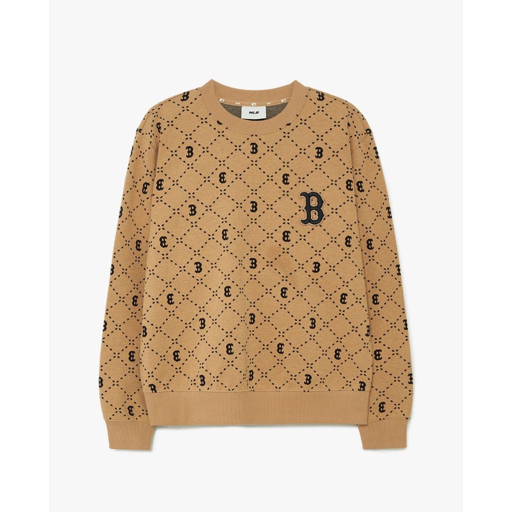 [Chính Hãng] Áo Sweater M - l - b Dia Monogram Boston "Brown" - Code: 3AMTM0134
