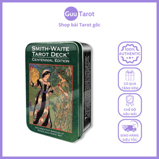 Bài Smith Waite Centennial Tarot Deck in a Tin (Guu Tarot Shop)