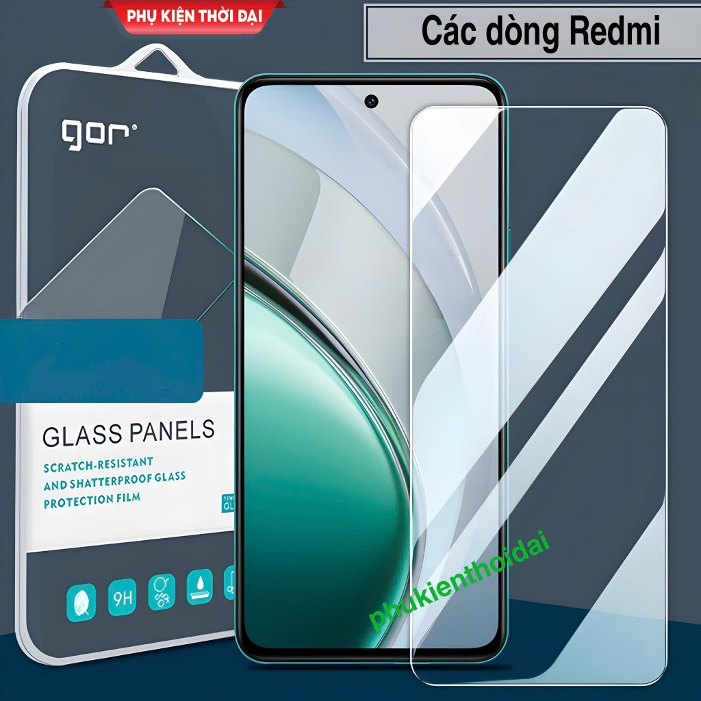 Cường lực Gor Redmi Note 12 Pro 5G / 13 Pro 5G /12 Pro+ / 12 Turbo / 12 Pro / 12T Pro / 15 Pro trong