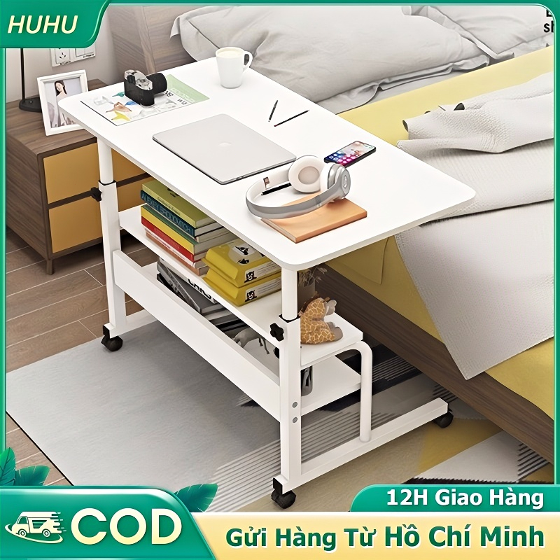 HUHU Bàn làm việc đa năng có thể điều chỉnh độ cao phù hợp cho học sinh có bánh xe di động | BigBuy360 - bigbuy360.vn