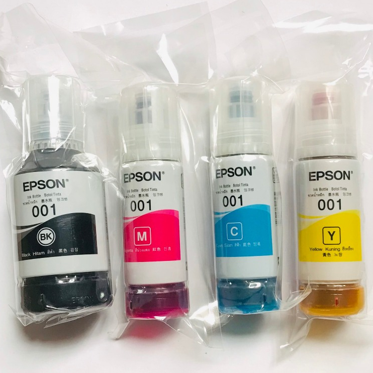 Bộ mực in 4 màu cho Epson L4150/ L4160/ L4260/ L4266/ L6160/ L6170/ L6190/ L6260/ L6270/ L6290...