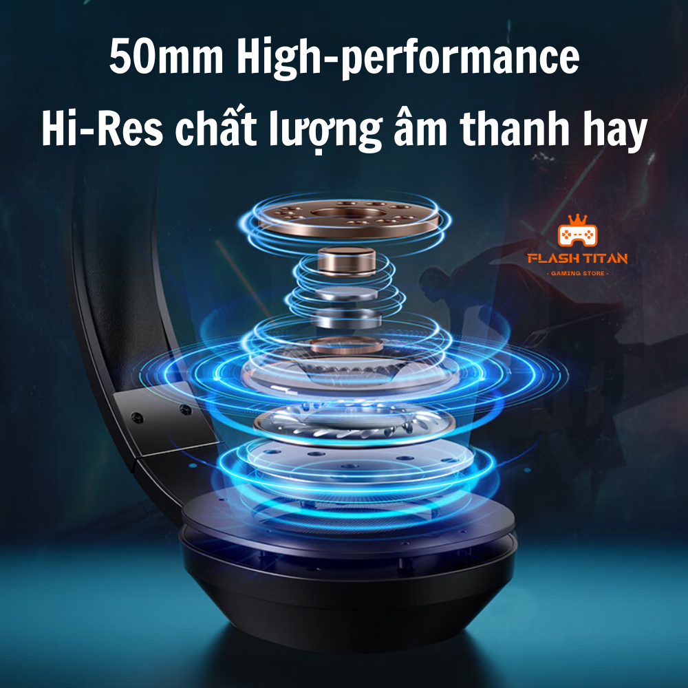 Tai nghe chụp tai Gaming Mchose G9 | G9 pro - Có mic đàm thoại - 3 mode kết nối - Âm thanh vòm 7.1 | BigBuy360 - bigbuy360.vn