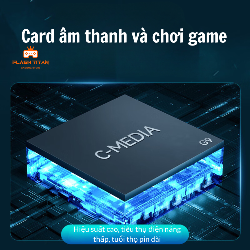 Tai nghe chụp tai Gaming Mchose G9 | G9 pro - Có mic đàm thoại - 3 mode kết nối - Âm thanh vòm 7.1 | BigBuy360 - bigbuy360.vn