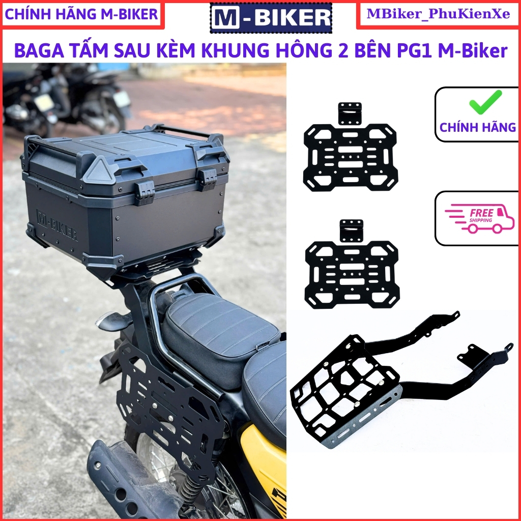 Baga pg1, baga sau pg1, cảng sau pg1, baga bắt cùng tay dắt zin pg1ABS mbiker