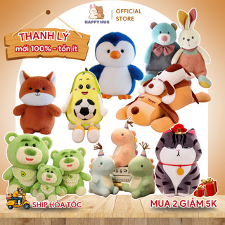 ( THANH LÝ) Gấu bông cute giá rẻ 50k, thú nhồi bông đáng yêu các size 20 25 30cm, quà tặng đồ chơi dễ thương cho bé