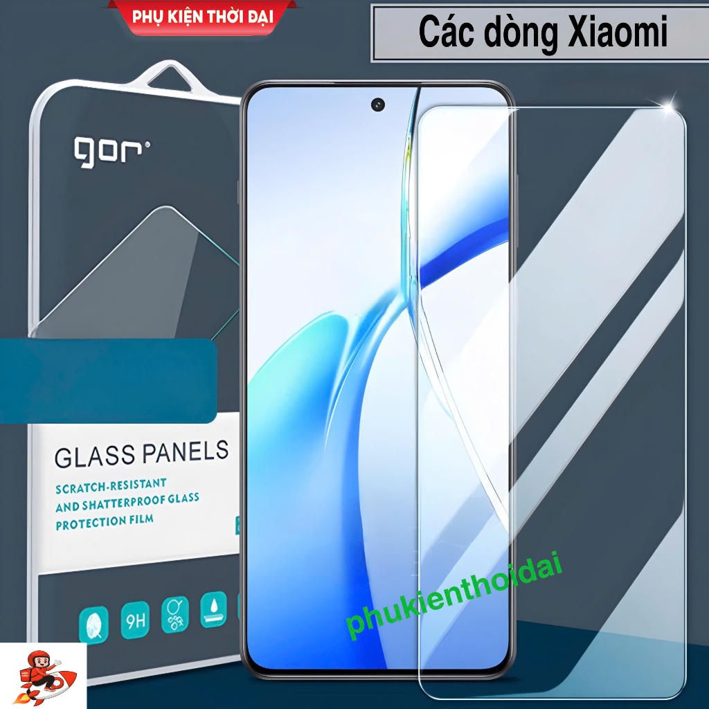 Cường lực Gor Xiaomi 13 / 17 Ultra / Xiaomi 14 / Mi 15 / 12T / 13T / 14T / 15T trong suốt trơn mượt 