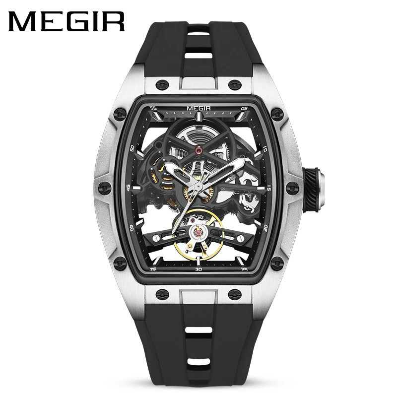 MEGIR - ĐỒNG HỒ NAM CHẠY CƠ CHÍNH HÃNG. CASE THÙNG